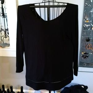 Soma Casual black shirt with drapey back